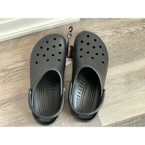 Crocs Mens Black Classic Clog Size 11 Slip On Comfort Everyday NWT